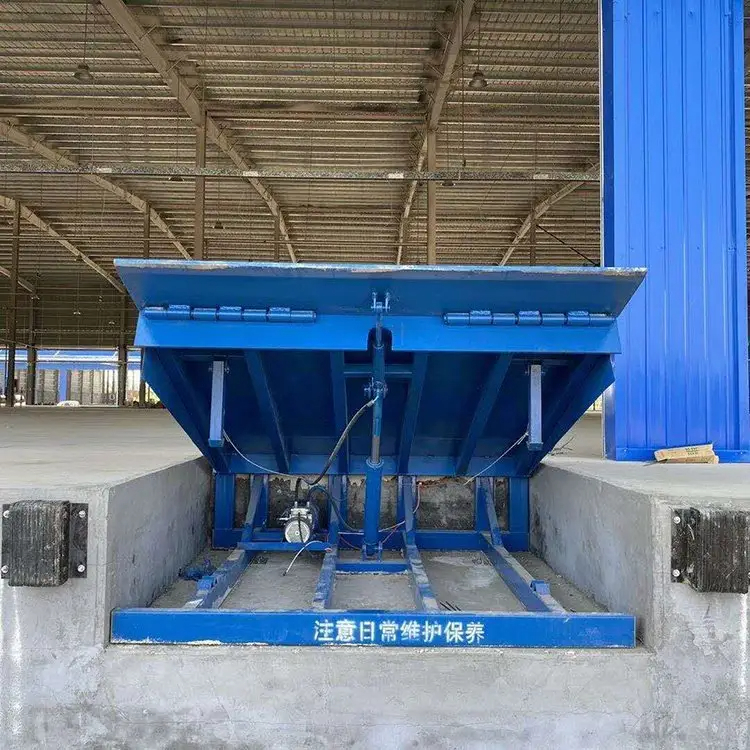 15噸固定登車(chē)橋安裝完畢